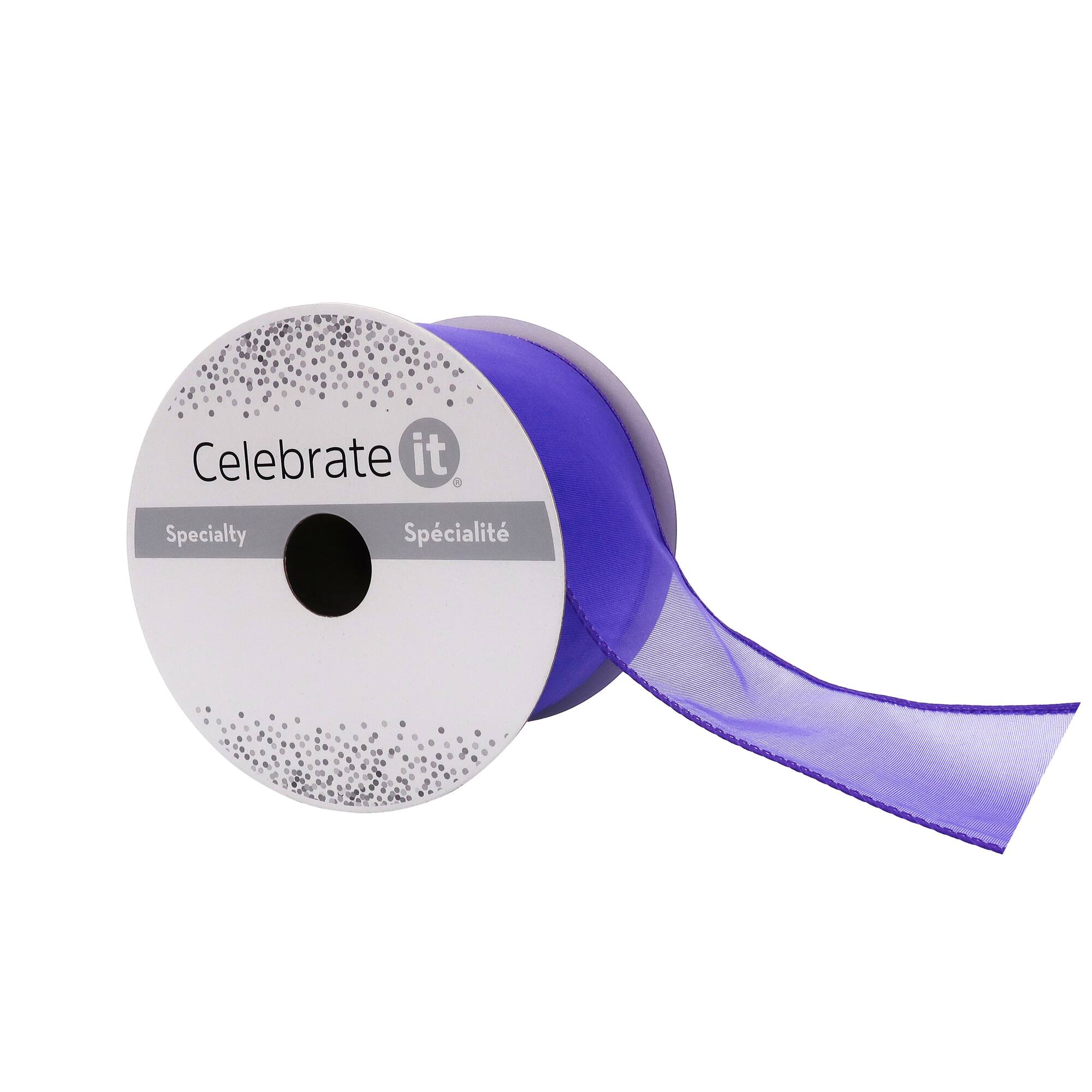 12 Pack: 2.5" x 10yd. Sheer Wired Ribbon by Celebrate It® Specialty
